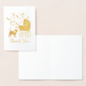 Pug Party Thema - Gold Folie Kaarten (Display)