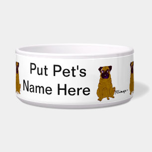 Pug Patrick Pet Bowl Voerbakje