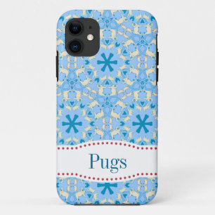 Pug-patroon behuizing iPhone 11 hoesje