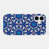 Pug Patroon Case iPhone 16 Hoesje (Achterkant horizontaal)