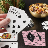 Pug Patroon met monogram Pokerkaarten (Insitu)