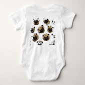 Pug Pattern bywhacky Romper (Achterkant)