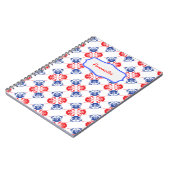 Pug Pattern Notitieboek (Linkerzijde)