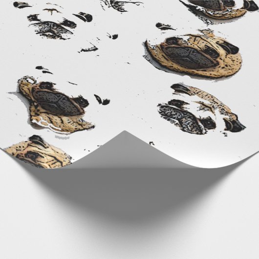 Pug Pattern pakpapier per whackbar (Hoek)