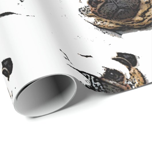 Pug Pattern pakpapier per whackbar (Rol Hoek)