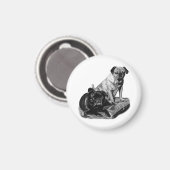 Pug-pauze, gearceerde magneet (Voorkant / Achterkant)