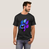 Pug Paw Hond Moeder Vader T-shirt (Voorkant volledig)