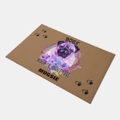 "PUG" PERSONALIZED DOORMAT DEURMAT (Schuin)
