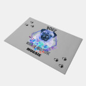 "PUG" PERSONALIZED DOORMAT DEURMAT (Schuin)