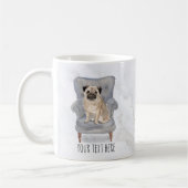 Pug Personalized Mug Koffiemok (Links)