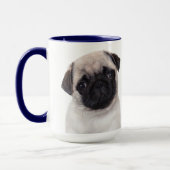 Pug Personalized Mug Mok (Links)