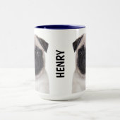 Pug Personalized Mug Mok (Midden)