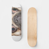 Pug Persoonlijk Skateboard (Voorkant)