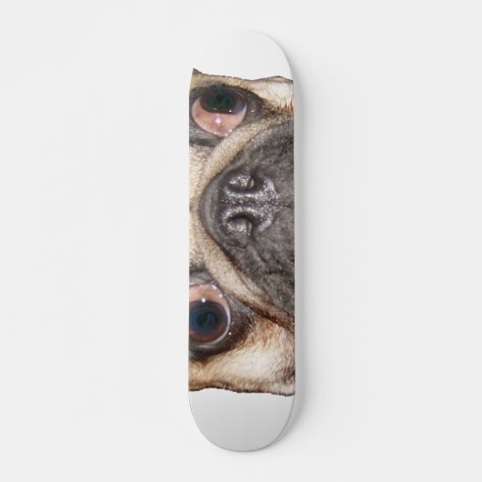 Pug Persoonlijk Skateboard (Voorkant)