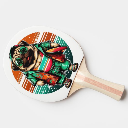 Pug Pet Tafeltennisbatje (Zijkant)