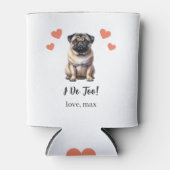 Pug Pet Wedding Koelbox Blikjeskoeler (Voorkant)