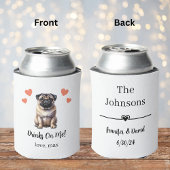 Pug Pet Wedding Koelbox Blikjeskoeler