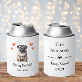 Pug Pet Wedding Koelbox Blikjeskoeler