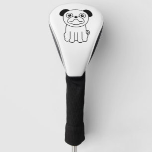 Pug-pictogram T-Shirt Golfheadcover