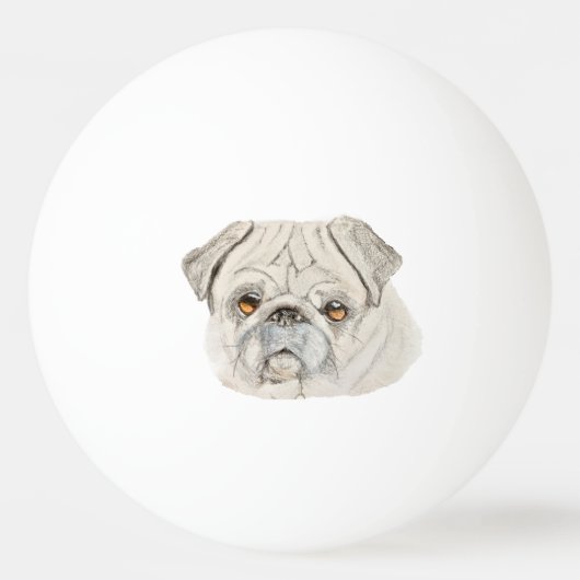 Pug Pingpongbal (Voorkant)