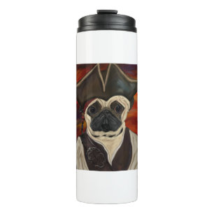 Pug Piraat Thermosbeker