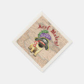 Pug Pirate Servet (Hoek)