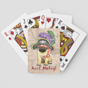 Pug Pirate Speelkaarten