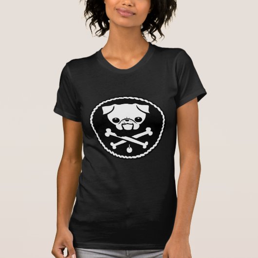 Pug Pirate T-shirt (Voorkant)
