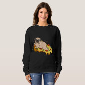 Pug Pizza Classic T-shirt 390 (Voorkant volledig)