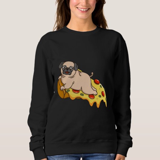 Pug Pizza Classic T-shirt 390 (Voorkant)