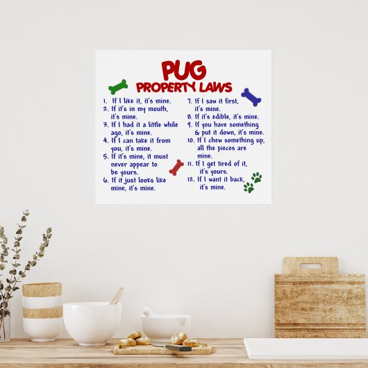 PUG PL2 POSTER (Keuken)