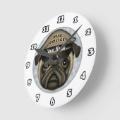 Pug Politie klok (Hoek)