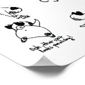 Pug Poop Cyclus Poster (Hoek)