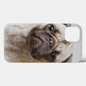 Pug Portrait Case-Mate iPhone Case (Achterkant (horizontaal))