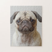Pug Portrait Legpuzzel (Verticaal)