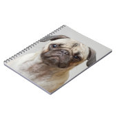 Pug Portrait Notitieboek (Linkerzijde)