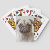 Pug Portrait Pokerkaarten (Achterkant)