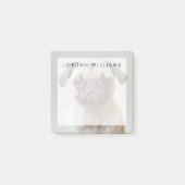 Pug Portrait Post-it® Notes (Voorkant)