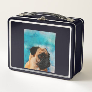 Pug Portret Schattige Pug Gezicht Pug Lover
