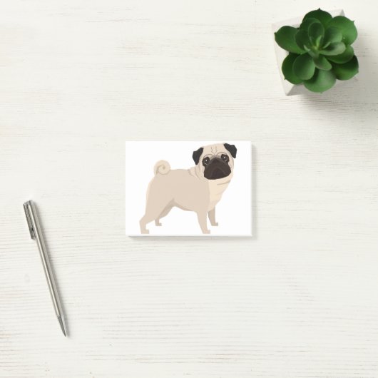 Pug Post-it® Notes (Kantoor)