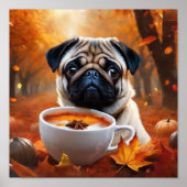 Pug-Poster Poster (Voorkant)