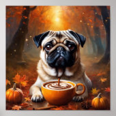 Pug-Poster Poster (Voorkant)