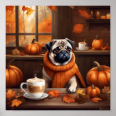 Pug-Poster Poster (Voorkant)