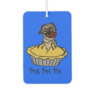 Pug Pot Pie Air Freshener Luchtverfrisser