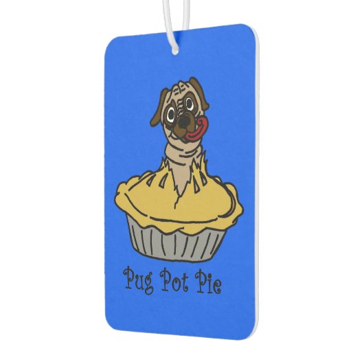 Pug Pot Pie Air Freshener Luchtverfrisser (Links)
