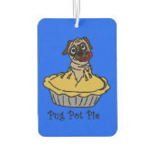 Pug Pot Pie Air Freshener Luchtverfrisser (Achterkant)