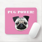 Pug Power Muismat (Met muis)