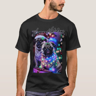 Pug PRETTIG FEest 82 ZERSTIG KERSTFEEST T-shirt