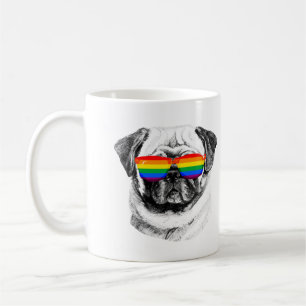 Pug Pride Sunbribril Koffiemok
