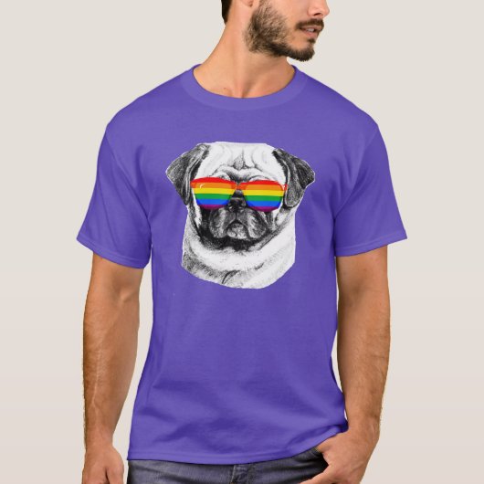 Pug Pride T-shirt (Voorkant)